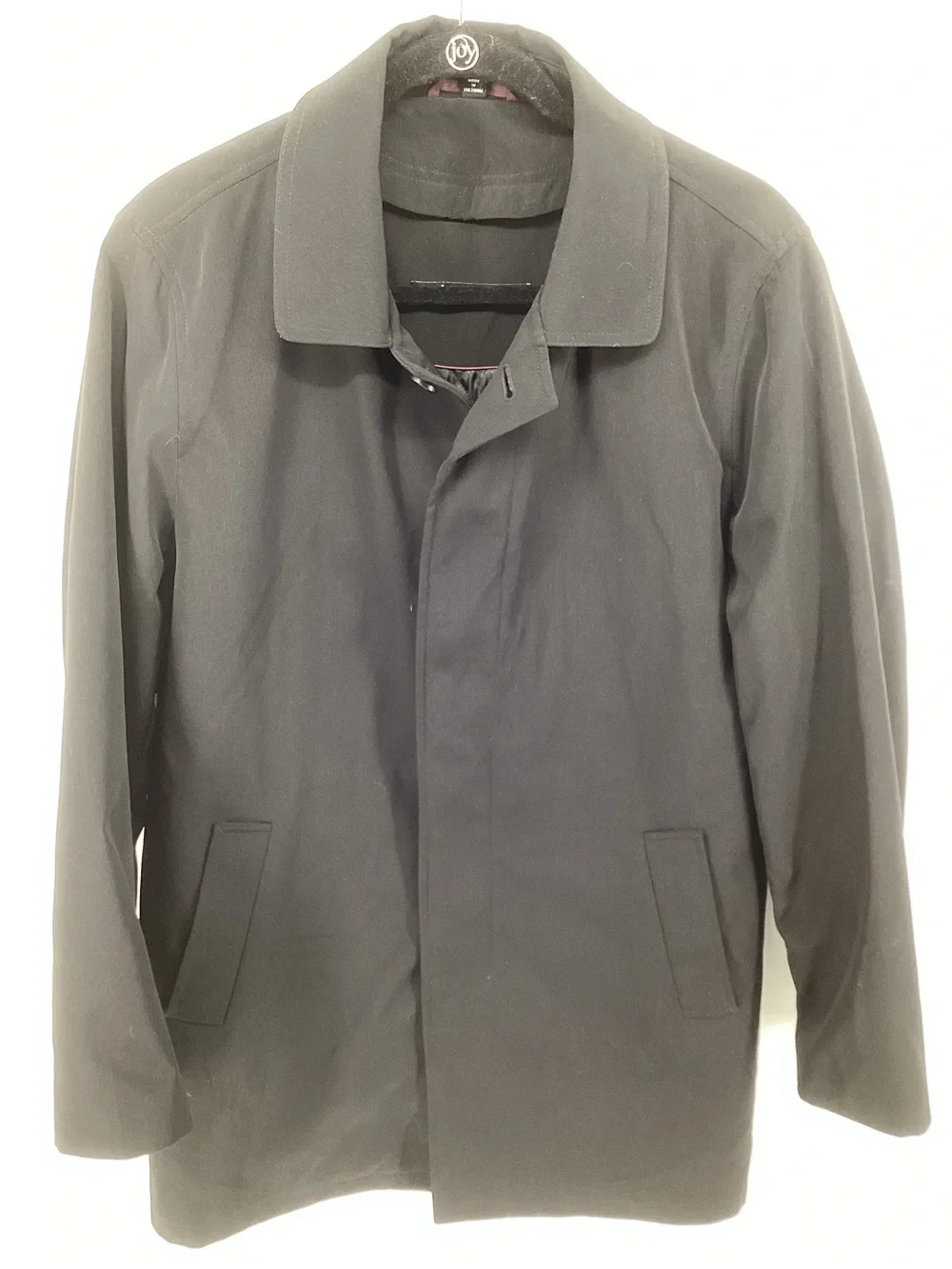 Kenneth Cole New York Men's Black Trench Coat